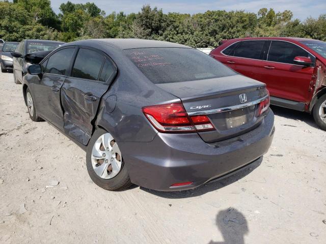 Photo 3 from auction – 2015 HONDA CIVIC LX with VIN 2HGFB2F57FH523637