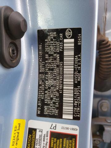 Photo 10 from auction – 2014 TOYOTA CAMRY HYBR with VIN 4T1BD1FK6EU098345