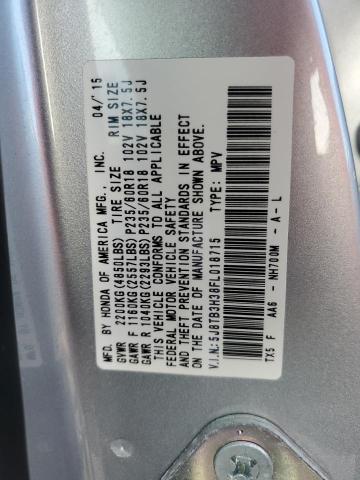 Photo 10 from auction – 2015 ACURA RDX with VIN 5J8TB3H38FL018715