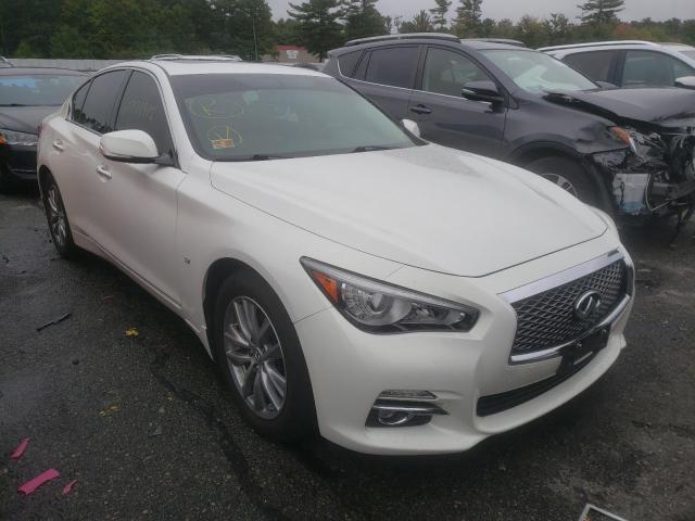 INFINITI Q50 BASE 2014 with VIN JN1BV7AR3EM687171 - Photo from auction