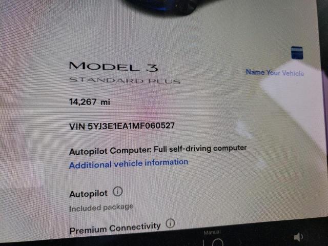 Photo 8 from auction – 2021 TESLA MODEL 3 with VIN 5YJ3E1EA1MF060527
