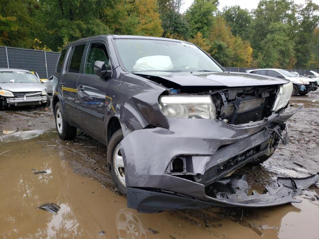 HONDA PILOT LX 2015 with VIN 5FNYF4H28FB016651 - Photo from auction