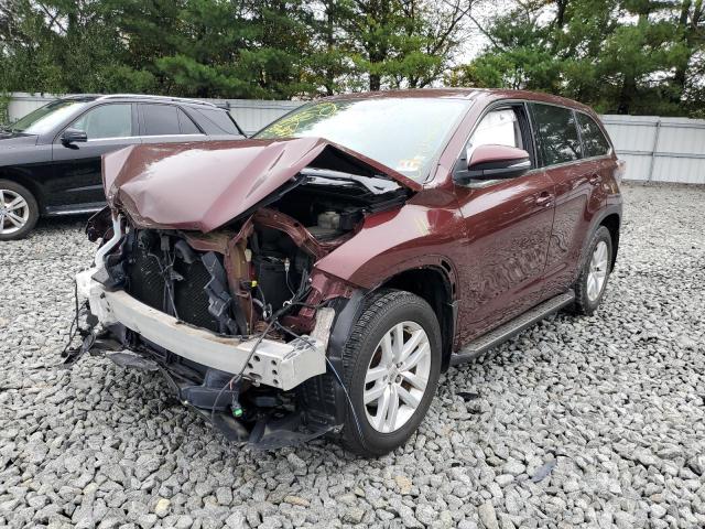Photo 2 from auction – 2015 TOYOTA HIGHLANDER with VIN 5TDBKRFH4FS182747
