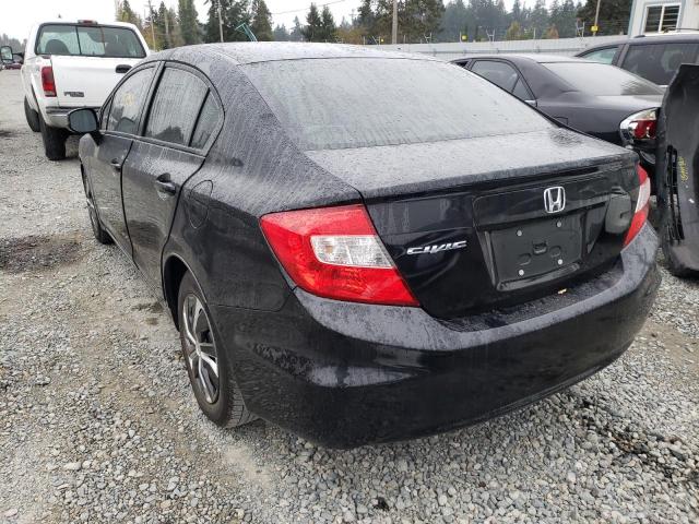 Photo 3 from auction – 2012 HONDA CIVIC LX with VIN 19XFB2F54CE325183