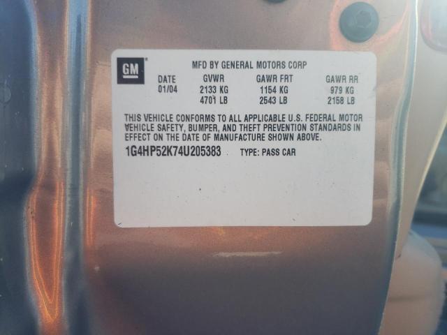Photo 10 from auction – 2004 BUICK LESABRE CU with VIN 1G4HP52K74U205383