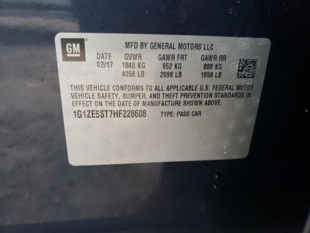 Photo 10 from auction – 2017 CHEVROLET MALIBU LT with VIN 1G1ZE5ST7HF228608