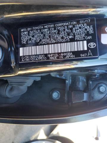 Photo 10 from auction – 2017 TOYOTA PRIUS C with VIN JTDKDTB38H1592615