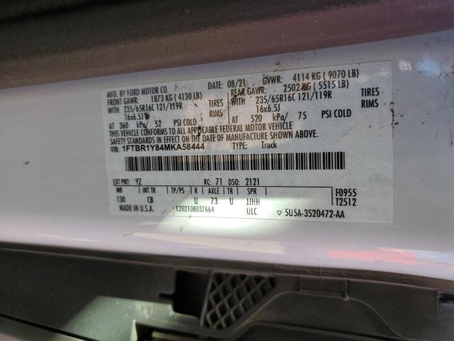 Photo 14 from auction – 2021 FORD TRANSIT T- with VIN 1FTBR1Y84MKA58444