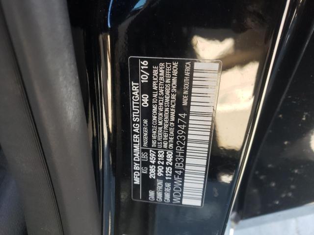 Photo 10 from auction – 2017 MERCEDES-BENZ C 300 with VIN WDDWF4JB3HR239474