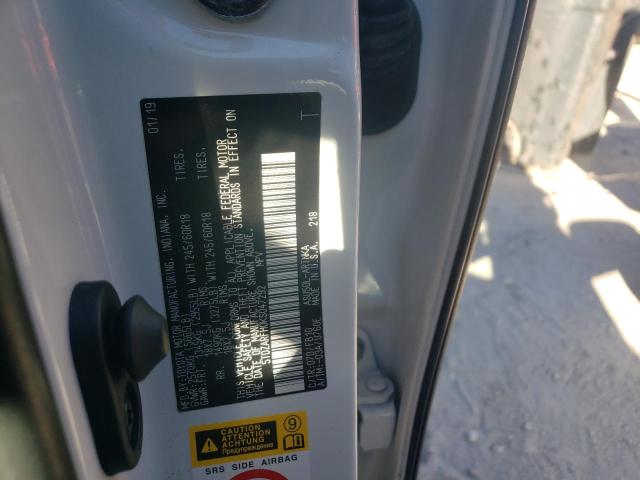 Photo 10 from auction – 2019 TOYOTA HIGHLANDER with VIN 5TDZARFH0KS047292
