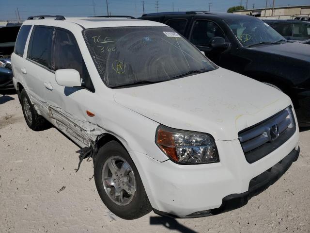 HONDA PILOT EXL 2008 with VIN 5FNYF18708B018228 - Photo from auction