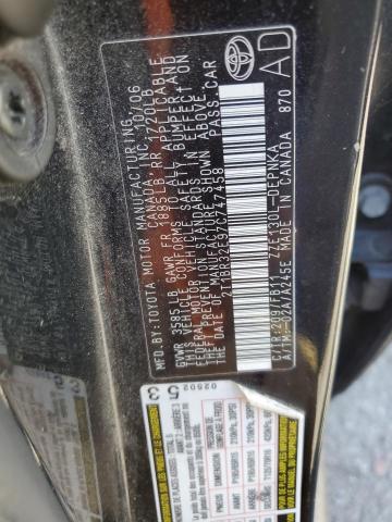 Photo 10 from auction – 2007 TOYOTA COROLLA CE with VIN 2T1BR32E97C747458
