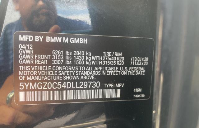 Photo 10 from auction – 2013 BMW X6 M with VIN 5YMGZ0C54DLL29730