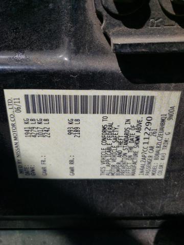 Photo 10 from auction – 2012 NISSAN ALTIMA BAS with VIN 1N4AL2AP7CC112290