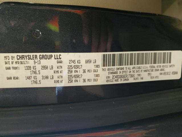 Photo 10 from auction – 2014 DODGE GRAND CARA with VIN 2C4RDGBG6ER173601