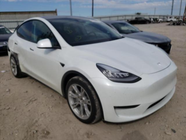 TESLA MODEL Y 2021 with VIN 5YJYGAEEXMF185058 - Photo from auction