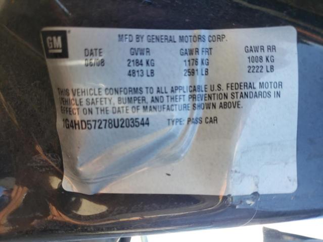 Photo 10 from auction – 2008 BUICK LUCERNE CX with VIN 1G4HD57278U203544