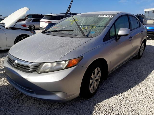 Photo 2 from auction – 2012 HONDA CIVIC LX with VIN 19XFB2F58CE061501