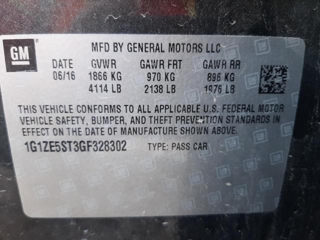 Photo 10 from auction – 2016 CHEVROLET MALIBU LT with VIN 1G1ZE5ST3GF328302