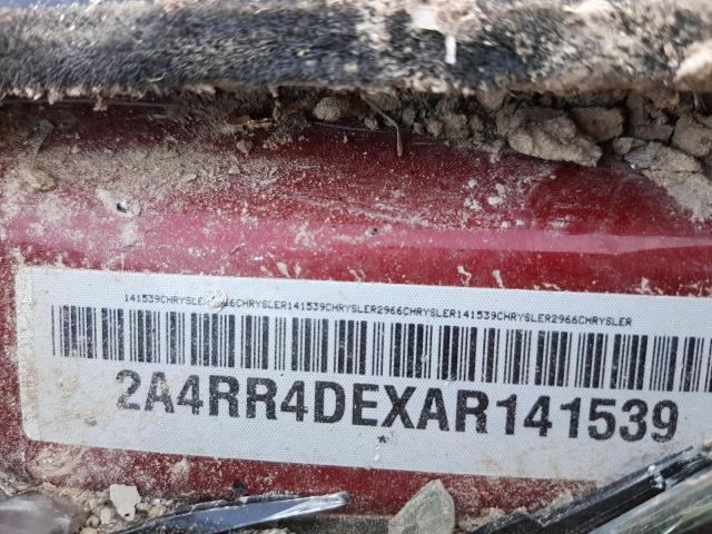 Photo 10 from auction – 2010 CHRYSLER TOWN & COU with VIN 2A4RR4DEXAR141539