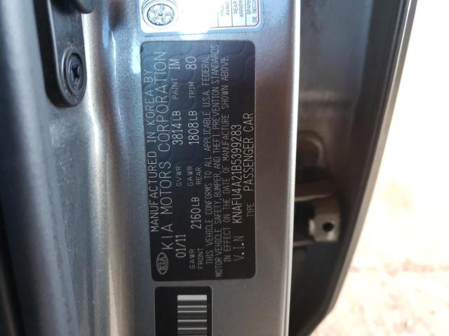 Photo 10 from auction – 2011 KIA FORTE EX with VIN KNAFU4A21B5399283