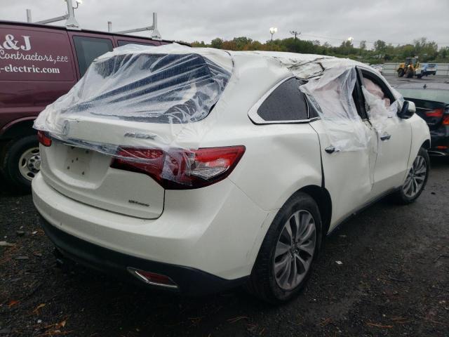 Photo 4 from auction – 2016 ACURA MDX TECHNO with VIN 5FRYD4H4XGB054423