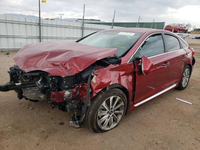 Photo 2 from auction – 2016 HYUNDAI SONATA SPO with VIN 5NPE34AF4GH273575