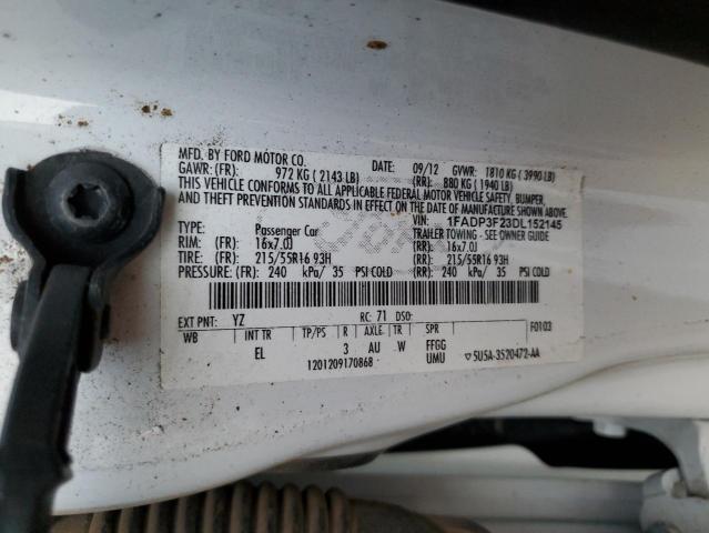 Photo 10 from auction – 2013 FORD FOCUS with VIN 1FADP3F23DL152145