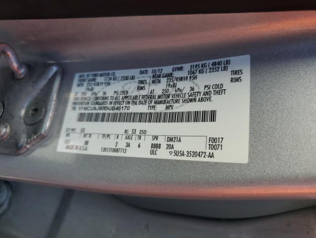 Foto 10 de la subasta – 2013 FORD ESCAPE TIT con VIN 1FMCU9J90DUB46170