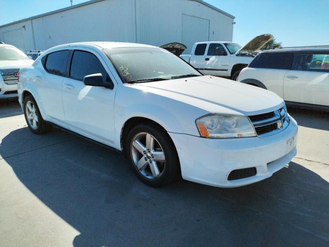 DODGE AVENGER SE 2013 with VIN 1C3CDZAB8DN644235 - Photo from auction