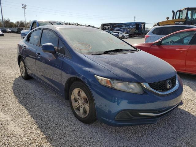 HONDA CIVIC LX 2013 with VIN 19XFB2F50DE078097 - Photo from auction