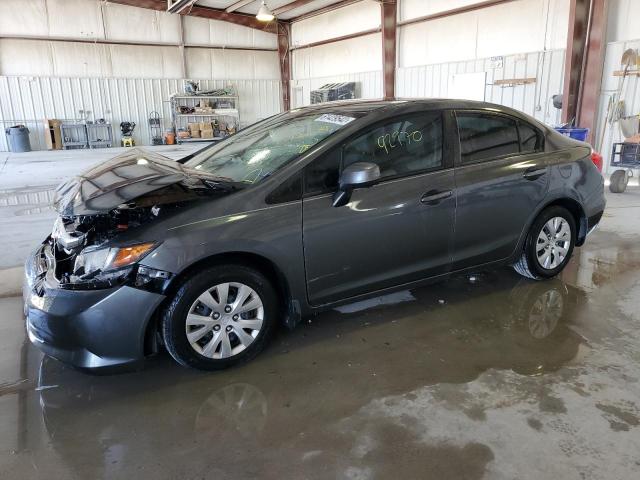 HONDA CIVIC LX 2012 with VIN 19XFB2F50CE346659 - Photo from auction