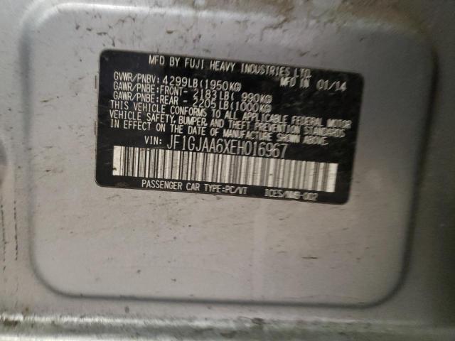 Photo 10 from auction – 2014 SUBARU IMPREZA with VIN JF1GJAA6XEH016967