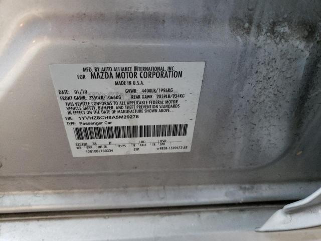 Photo 10 from auction – 2010 MAZDA 6 I with VIN 1YVHZ8CH8A5M29278