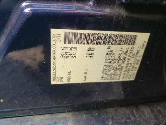 Photo 10 from auction – 2012 NISSAN ALTIMA BAS with VIN 1N4AL2AP6CN467939