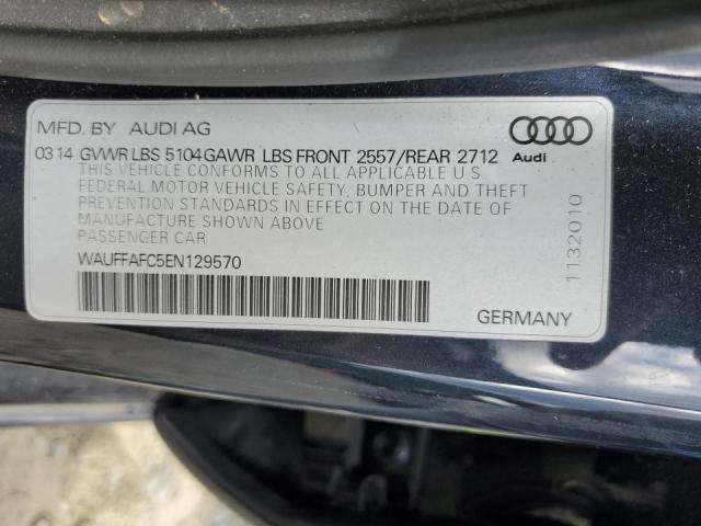 Photo 10 from auction – 2014 AUDI A6 PREMIUM with VIN WAUFFAFC5EN129570