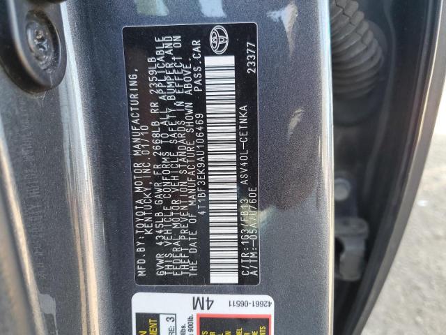 Photo 10 from auction – 2010 TOYOTA CAMRY with VIN 4T1BF3EK9AU106469