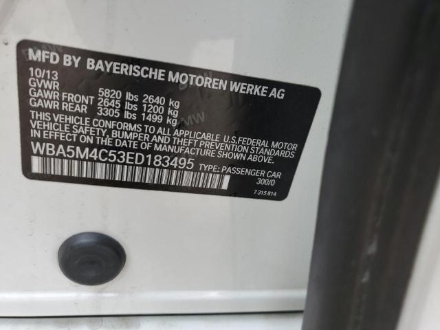 Photo 10 from auction – 2014 BMW 535 XIGT with VIN WBA5M4C53ED183495