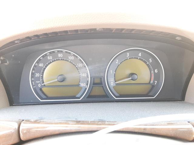Photo 8 from auction – 2007 BMW 750 with VIN WBAHN83547DT76968