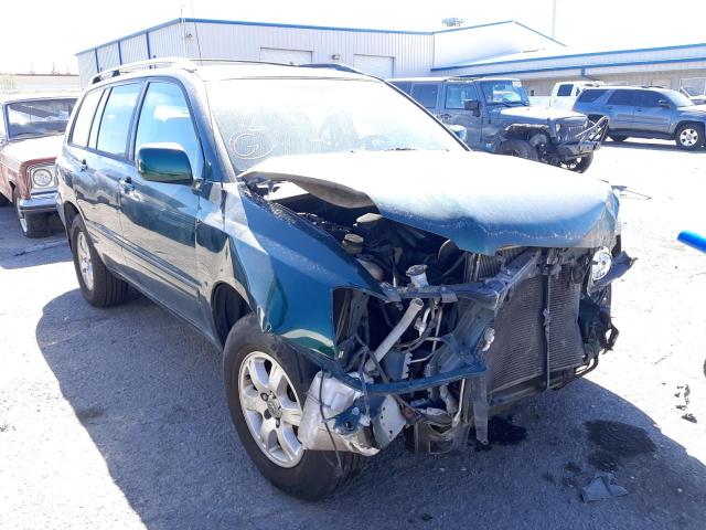 TOYOTA HIGHLANDER 2002 with VIN JTEGF21A820069727 - Photo from auction