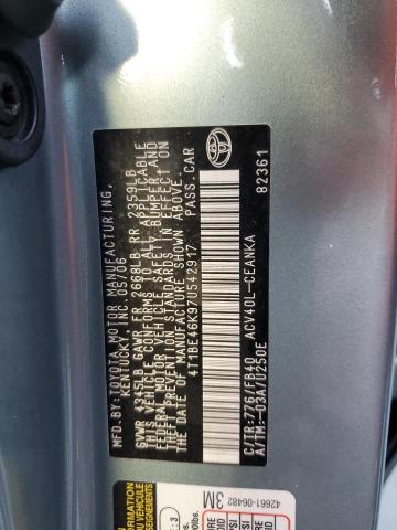 Photo 10 from auction – 2007 TOYOTA CAMRY CE with VIN 4T1BE46K97U542917