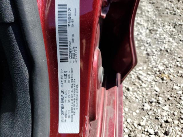 Photo 10 from auction – 2015 CHRYSLER 200 LIMITE with VIN 1C3CCCAB7FN576660