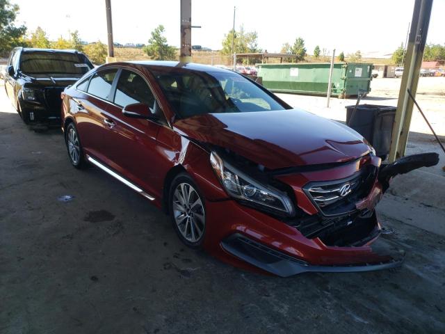 HYUNDAI SONATA SPO 2016 with VIN 5NPE34AF5GH346419 - Photo from auction