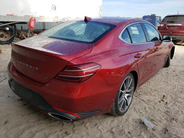 Photo 4 from auction – 2022 GENESIS G70 BASE with VIN KMTG54TE2NU093796