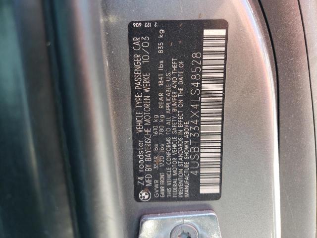 Photo 10 from auction – 2004 BMW Z4 2.5 with VIN 4USBT334X4LS48528