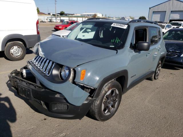 Photo 2 from auction – 2017 JEEP RENEGADE S with VIN ZACCJAAB0HPG05416