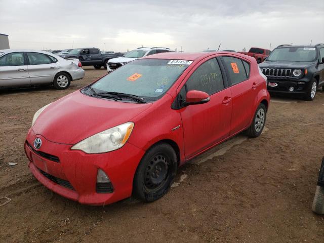 TOYOTA PRIUS C 2013 with VIN JTDKDTB36D1551541 - Photo from auction