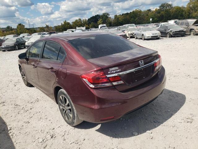 Photo 3 from auction – 2014 HONDA CIVIC EX with VIN 19XFB2F80EE034287