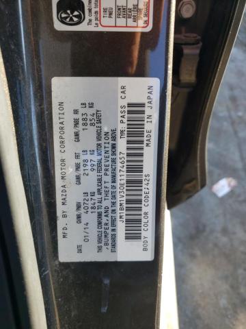 Photo 10 from auction – 2014 MAZDA 3 TOURING with VIN JM1BM1V30E1174657