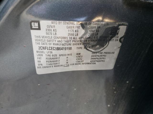 Photo 10 from auction – 2011 CHEVROLET EQUINOX LS with VIN 2CNFLCEC9B6419198